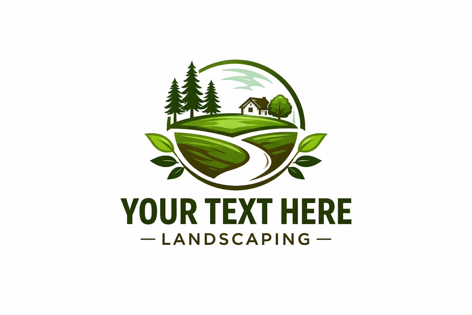 Simple landscaping logo
